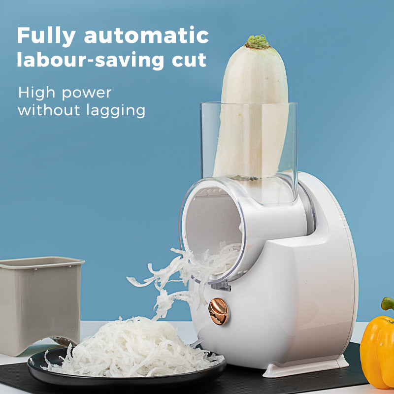 Zenvy Electric Slicer – One-Click Vegetable & Cheese Shredder